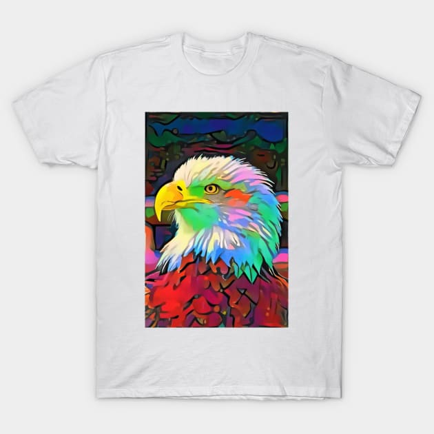 Colorful Eagle T-Shirt by GMAT